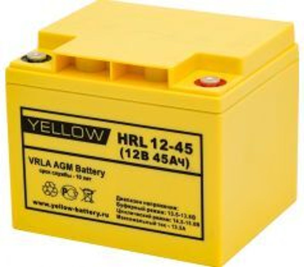 Аккумулятор YELLOW HRL 12-150 | 150 Ач | 12В AGM