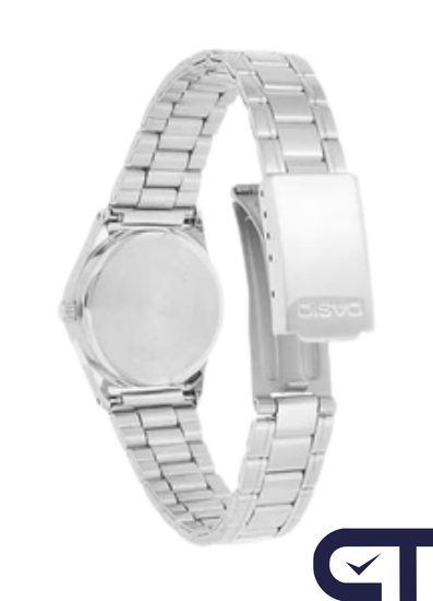 Casio LTP-V006D-4B — женские часы с датой и днём недели