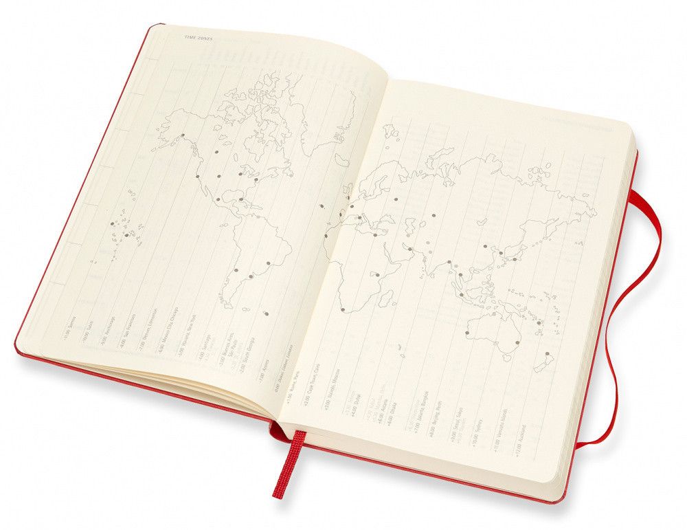 Ежедневник Moleskine Classic Daily Large 130х210 мм красный (DHF212DC3)