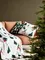 Подушка вязаная с новогодним рисунком let's ski из коллекции new year essential, 45x45 см