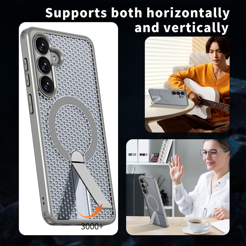 Прозрачный чехол Mesh Pro Magnetic Case для Samsung Galaxy S26+
