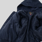 Бомбер Alpha Industries MA-1 Hooded Logo Oxford Replica Blue (Синий)