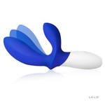 Синий вибромассажёр простаты Loki Wave Federal Blue с отростком для стимуляции промежности - 19,6 см. (Цвет: синий)