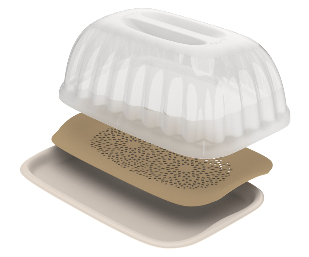 Контейнер для продуктов с вкладышем-сушилкой (хлебница), АП 611 *30