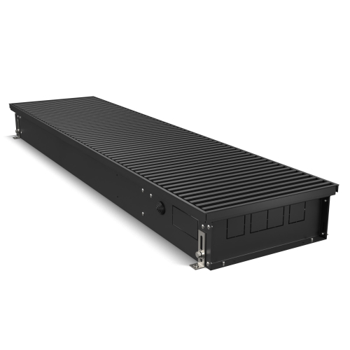 Конвектор внутрипольный Royal Thermo ATRIUM TURBO-110/300/2600-DG-U-BL