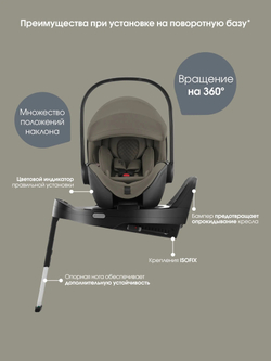 Автокресло 0+ Britax Roemer BABY-SAFE PRO LUX + VARIO BASE 5Z Urban Olive 2000039740