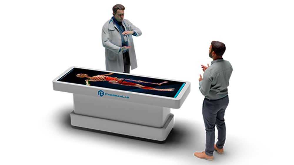 Интерактивный анатомический стол PL-Anatomy Tab Duo (полноростовый 43'' металл)