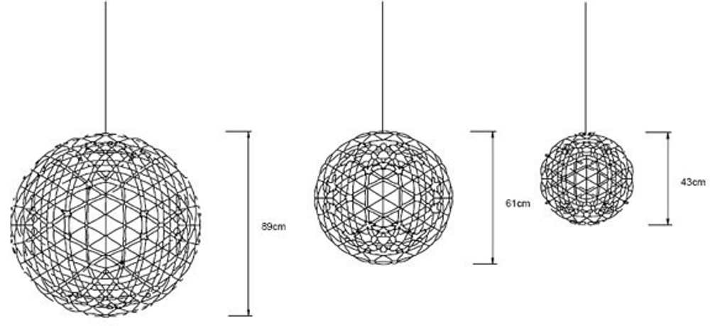 Люстра Moooi Raimond Sphere D127 Chrome