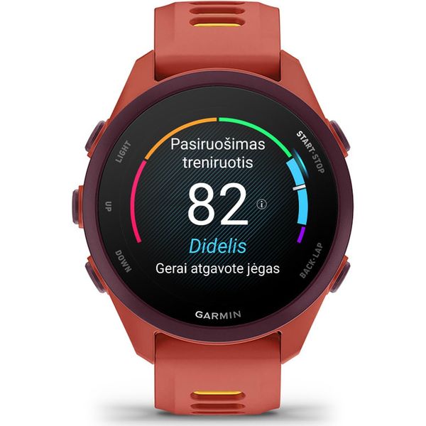 Умные часы Garmin Forerunner 170 Music, Розовый | Red Pink/Mango (010-03920-13 | 010-03920-55)