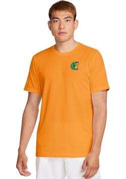 Мужская теннисная футболка Nike Court Dri-Fit T-Shirt Open - Оранжевый