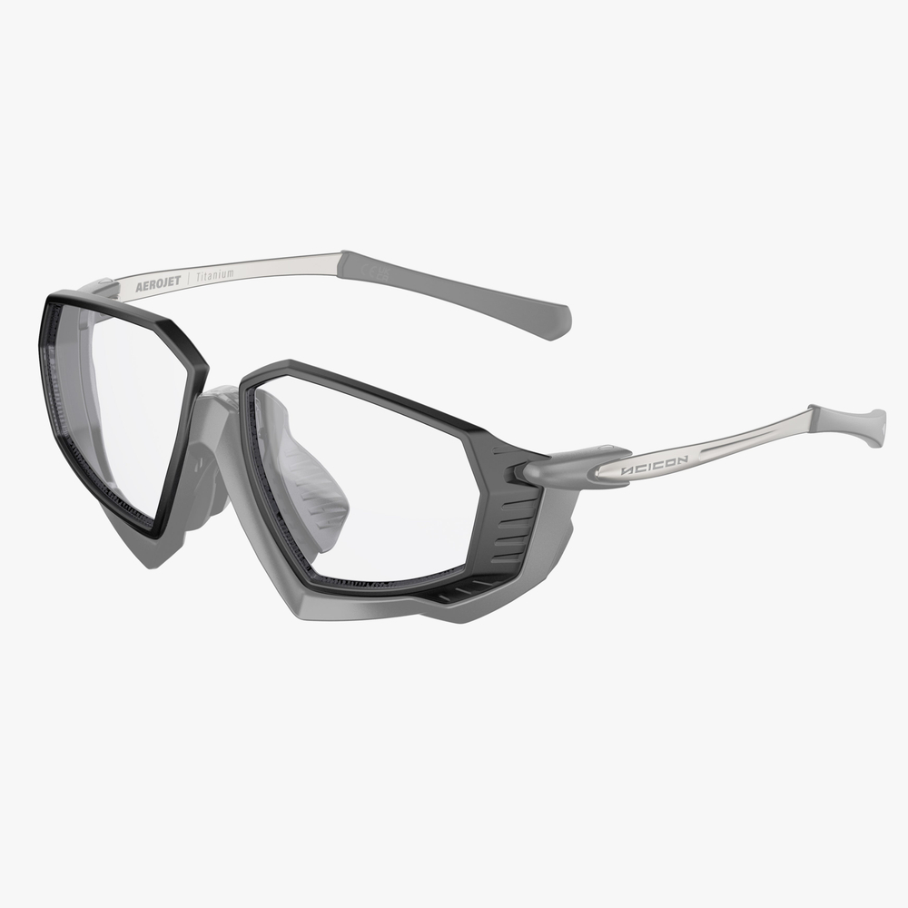 Спортивные очки c диоптриями Scicon Aerojet Titanium Sunglasses Crystal Gloss Multi Mirror Red + Rain Clear Lenses