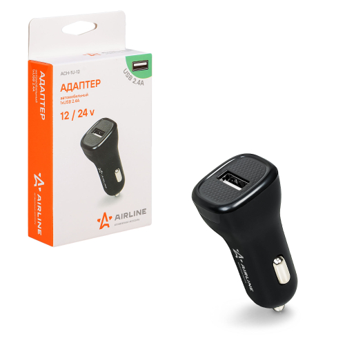Адаптер 12/24 В USB 1 вход в прикуриватель (2,1 А) Airline