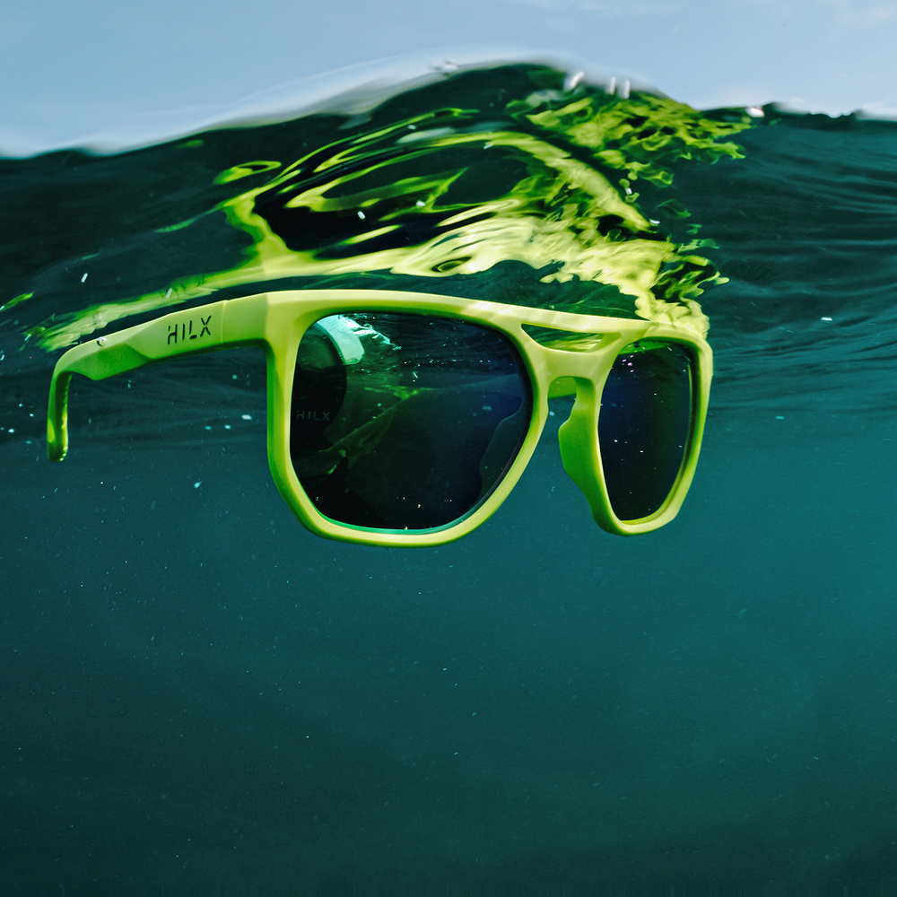 Спортивные очки HILX Carnage / Matt Solid White / Gold Polarized Lens