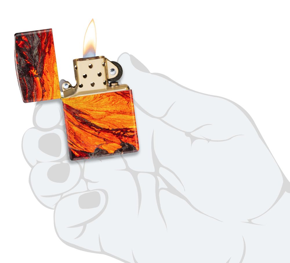 Зажигалка Zippo Lava Flow (48622) 5
