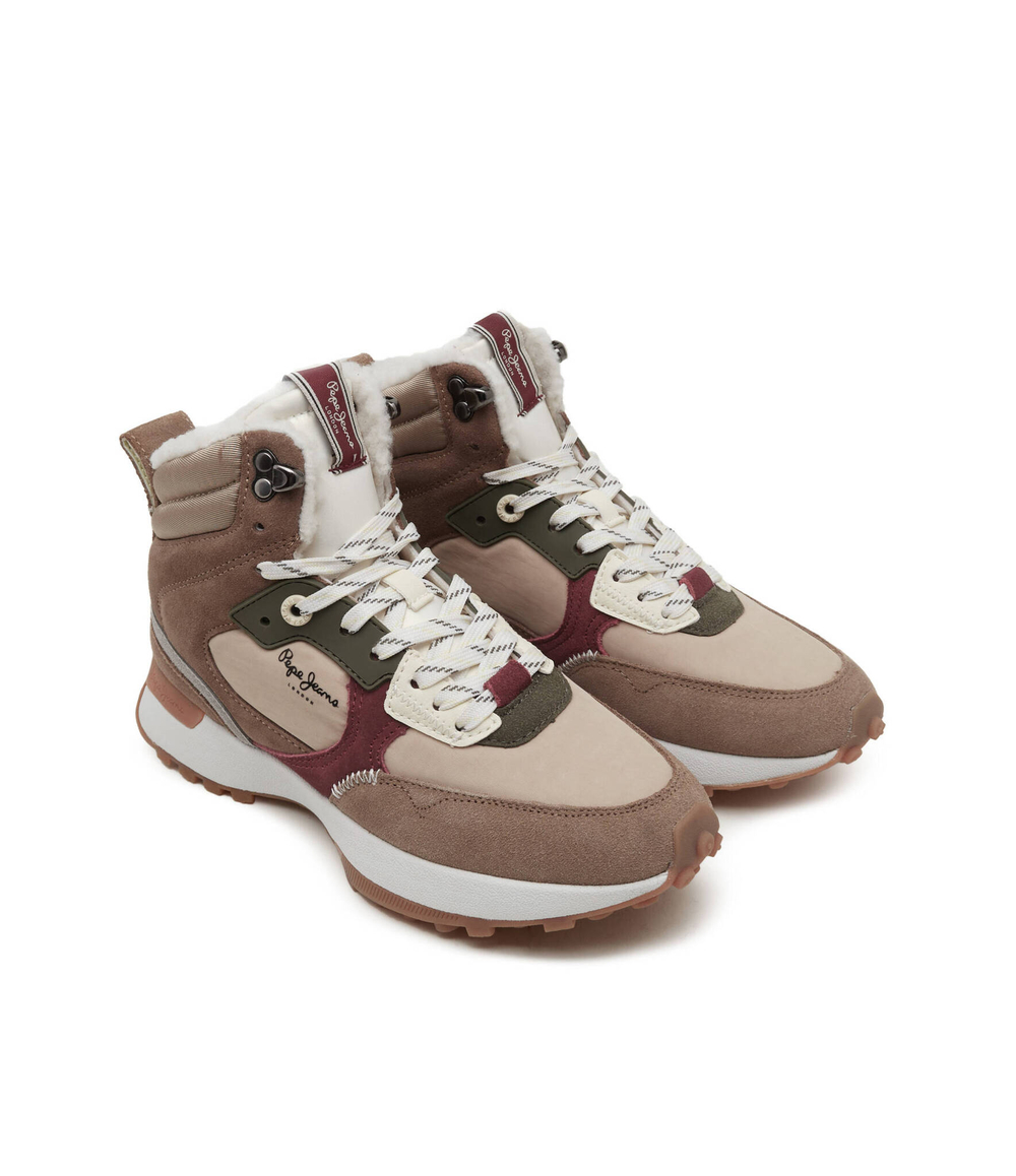 Утепленные кроссовки LUCKY TRECK Pepe Jeans London - бежевый(PLS31516)