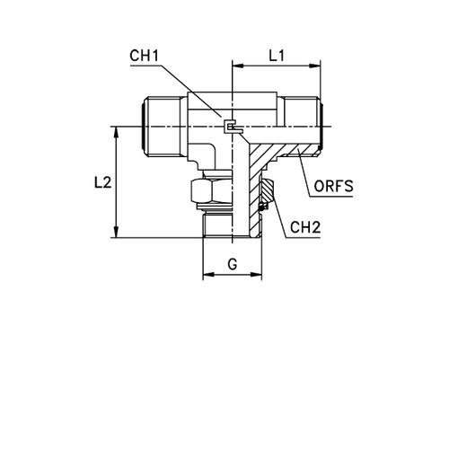 Штуцер FRTA D06 ORFS 9/16 BSP 3/8