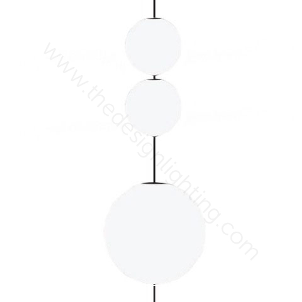 Pendant design lamp  lamp Elementi 3A by DePadova
