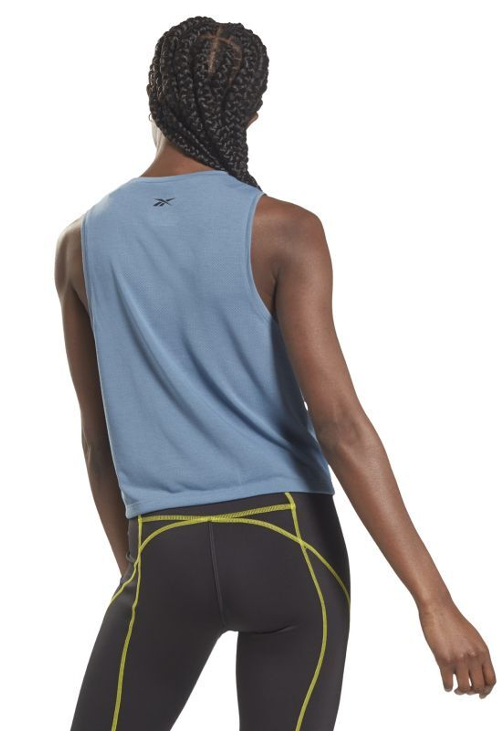 Женский топ теннисный Reebok Les Mills BodyCombat Supremium Tank W - небесный