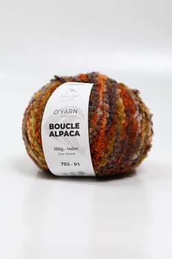 Пряжа O'Yarn BOUCLE ALPACA, 100г