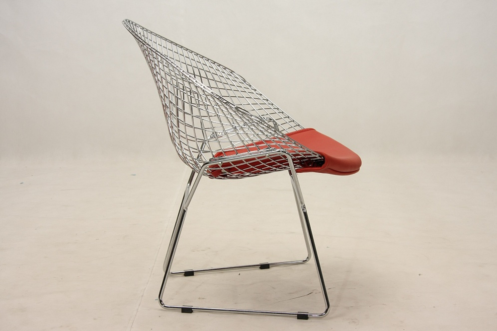 кресло Bertoia Diamond armchair (by Steel Arts)