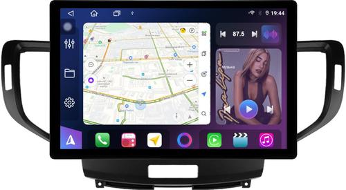 Магнитола для Honda Accord 8 2008-2012 (ШГУ монохром, рамка вниз) - FarCar GX877 монитор 13" 2K QLED на Android 14, S500+TS20, Быстрейшая, CarPlay, 4G SIM-слот