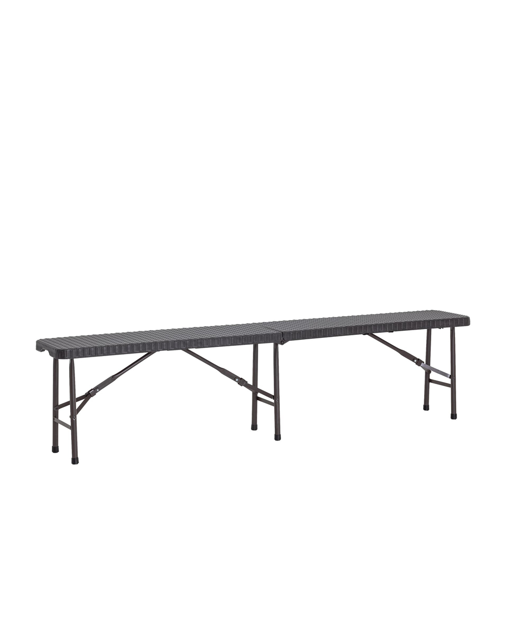 Скамейка Складная садовая 183x28x43 см HDPE шоколад