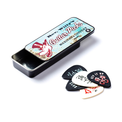 Dunlop RWT02M Billy Gibbons Pick Tin сувенирный набор медиаторов