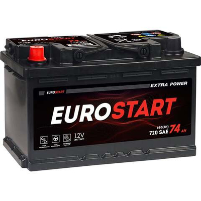EUROSTART Extra Power 74Ah L+ (низкий)