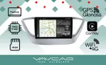 Магнитола для Hyundai Solaris 2 2017-2022, Solaris HS 2024+ - Vaycar VA23-0766-2K на Android 13, Быстрая, 2K QLED, CarPlay,4G SIM-слот