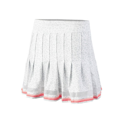 Женская теннисная юбка Lucky in Love Long Instinct Skirt Women - White, Multicoloured