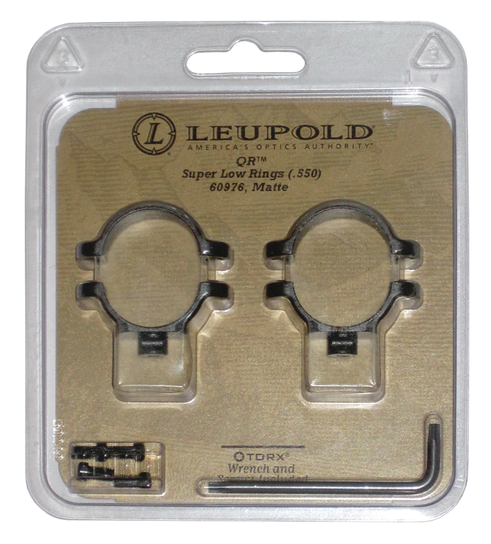 Кольца Leupold QR быстросъемные для основания Quick Release, 25,4мм, сверхнизкие, сталь, матовые