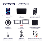 Teyes CC3 2K 10,2"для Toyota Land Cruiser 100, Lexus LX 2002-2007