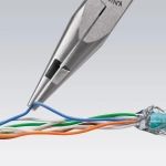 Плоские круглогубцы с режущими кромками в средней части 160 мм Knipex 27 01 160