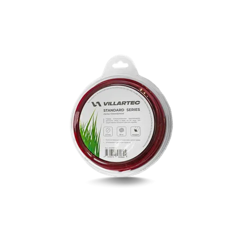 Леска для триммера квадратная 2,7 мм × 50 м VILLARTEC Standard, 5012761050