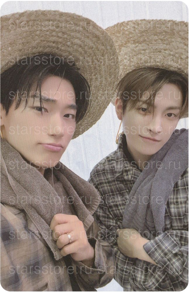 Фотокарта San &amp; Hongjoong ATEEZ - GOLDEN HOUR : Part.3 (TOKTOQ)