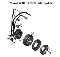 Маховик BRP 420889376 Flywheel