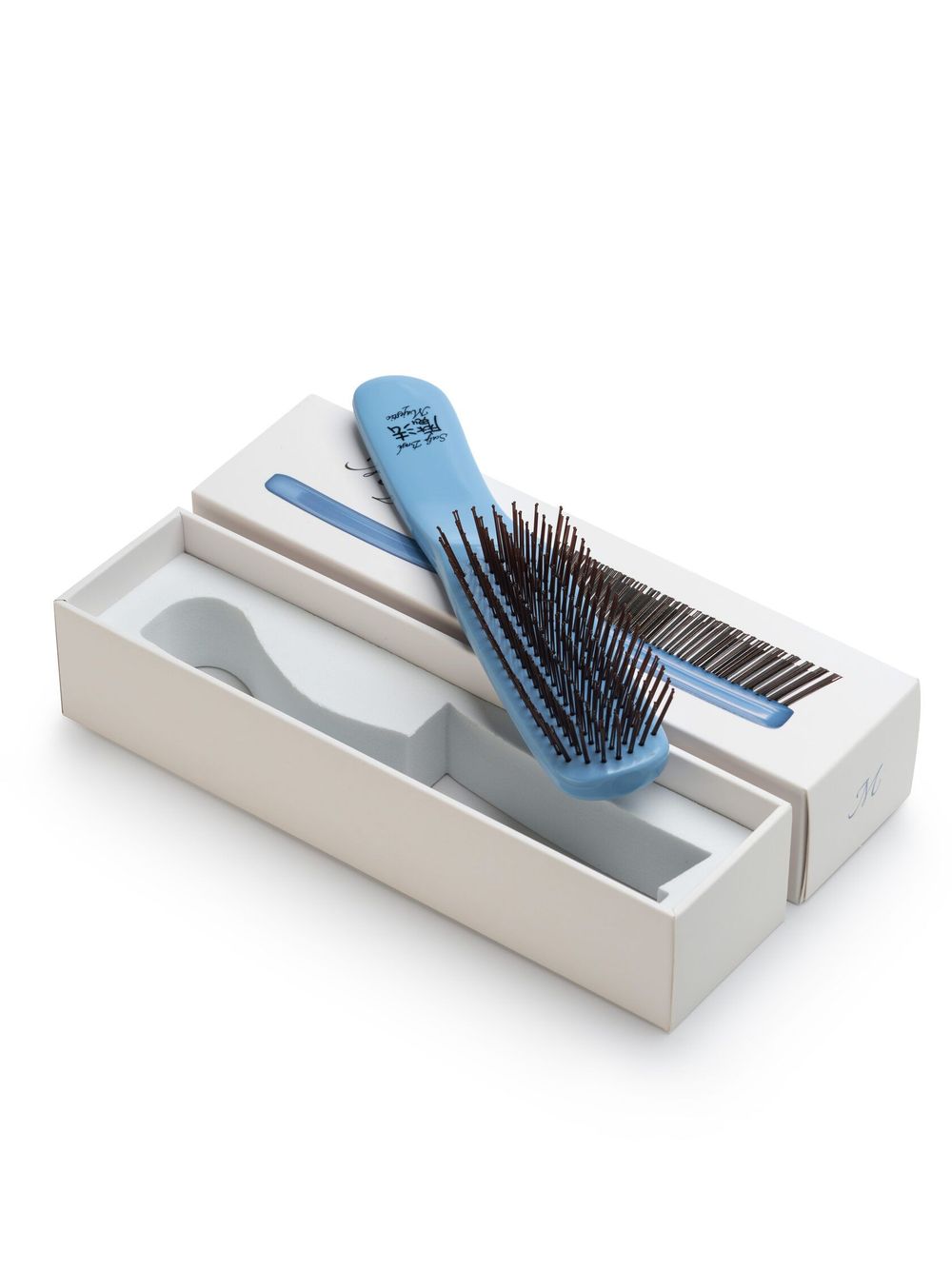 Расческа Majestic Scalp Brush голубой жемчуг