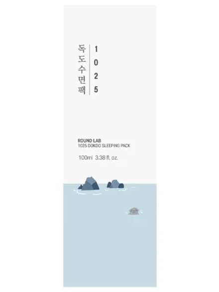 Round Lab Ночная отшелушивающая маска с морской водой 1025 Dokdo Sleeping Pack 100 мл