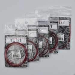 Лески TWIST Red Cable от ChiaoGoo, к металлическим спицам large (L)