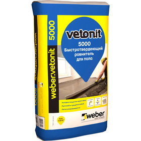 Базовая смесь ровнитель для пола Weber-Vetonit 5000 25 кг