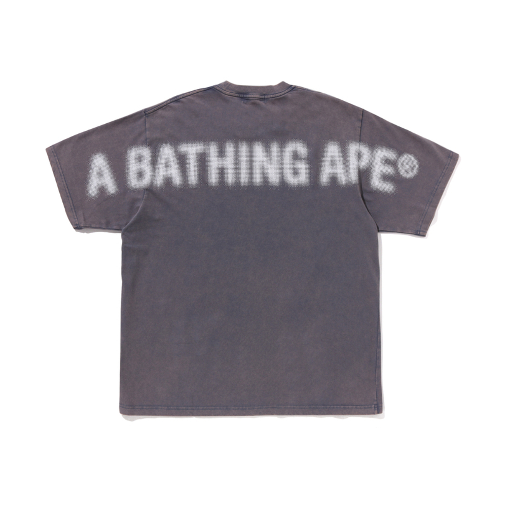 A Bathing Ape Bathing Ape Face Logo Graphic Футболка серый