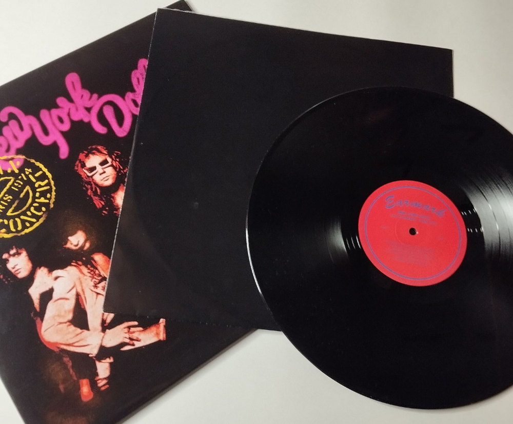 Винтажная виниловая пластинка LP New York Dolls Live In Concert (Paris 1974) (Italy 2003)