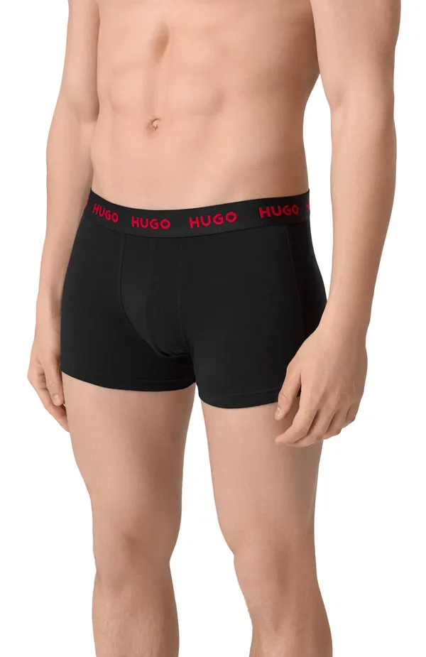 Трусы (набор 3 шт) мужские HUGO TRUNK TRIPLET DESIGN
