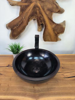 Раковина из андезита Bowl Black TinLip BA-65753 40x40x15