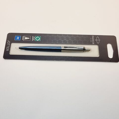 Ручка шариковая Parker Jotter Waterloo Blue CT цвет чернил синий цвет корпуса голубой (1953191)