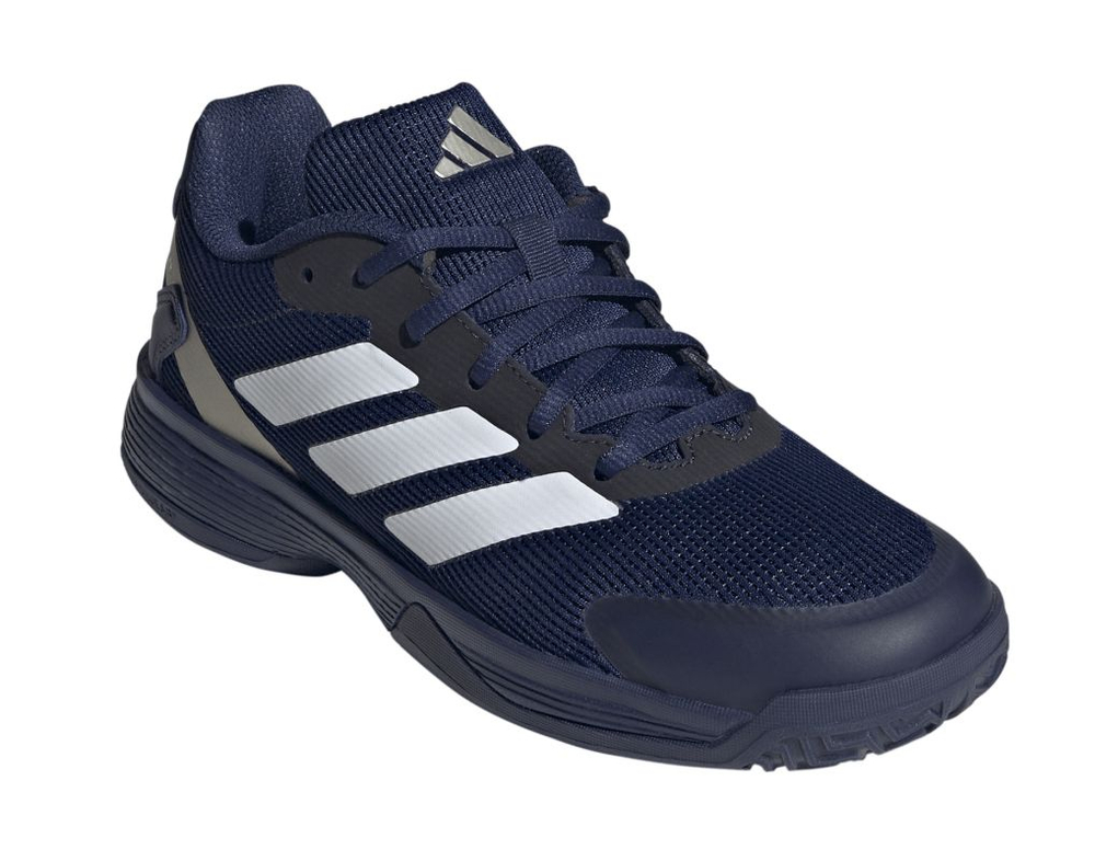 Детские теннисные кроссовки Adidas Ubersonic K - dark blue/ftwr white/core black