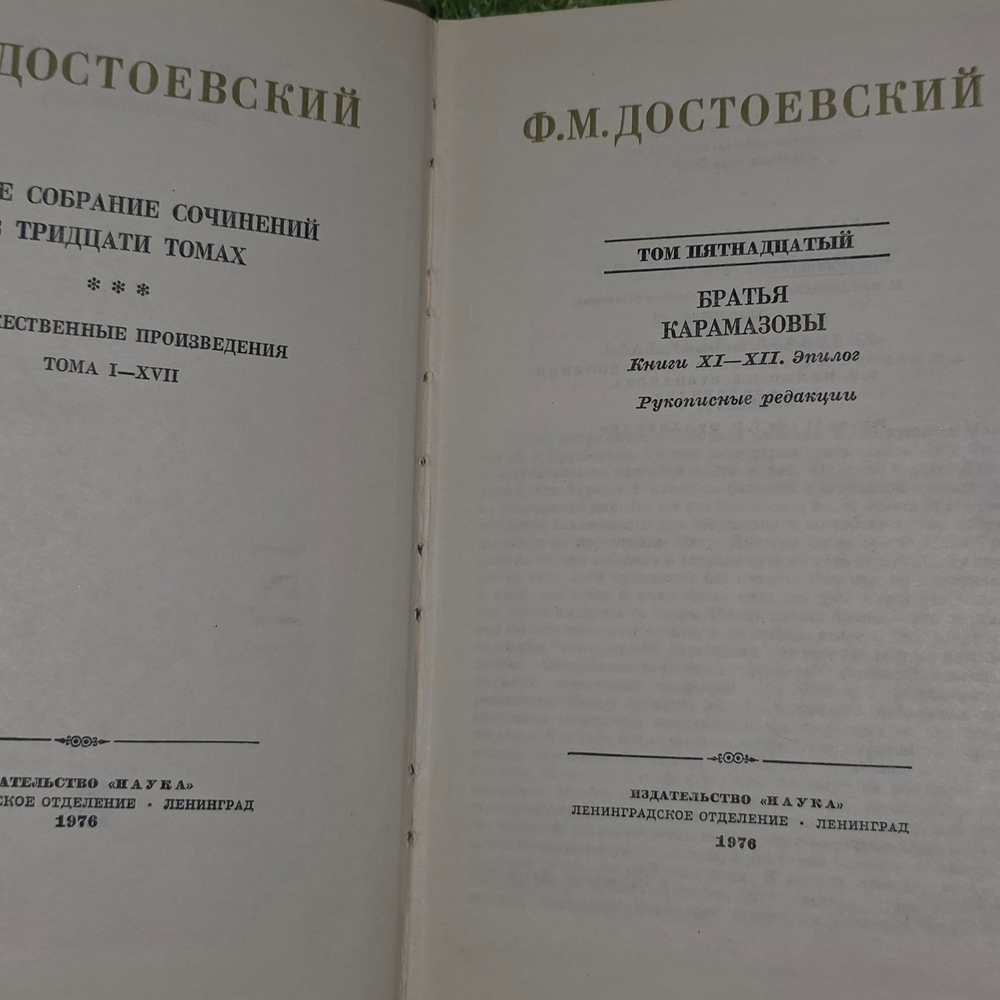 Книга "Полное собрание сочинений в 30 томах. Том 15. Братья Карамазовы"