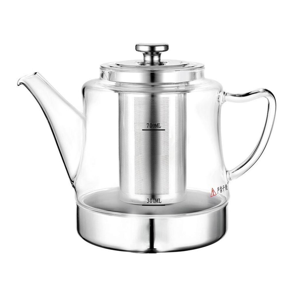 Чайник 1500 мл с фильтром d 14 см h19 см термостекло P.L. Proff Cuisine