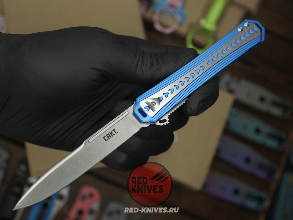 Нож CRKT STIKLER - рукоять алюминий, клинок сатин