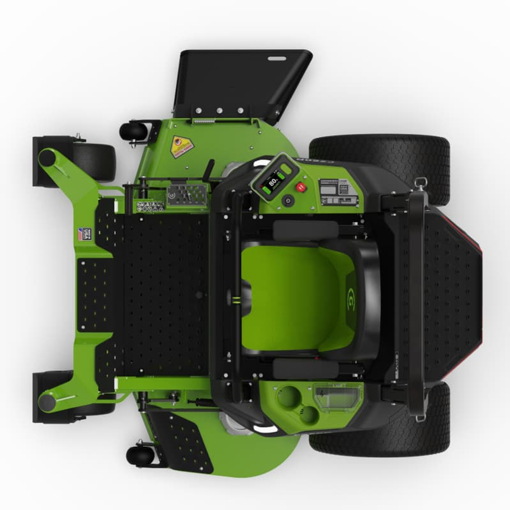 Райдер садовый аккумуляторный с нулевым радиусом разворота Greenworks ZTC152, 82V, 152 см, с АКБ 24 кВтч (7405107)